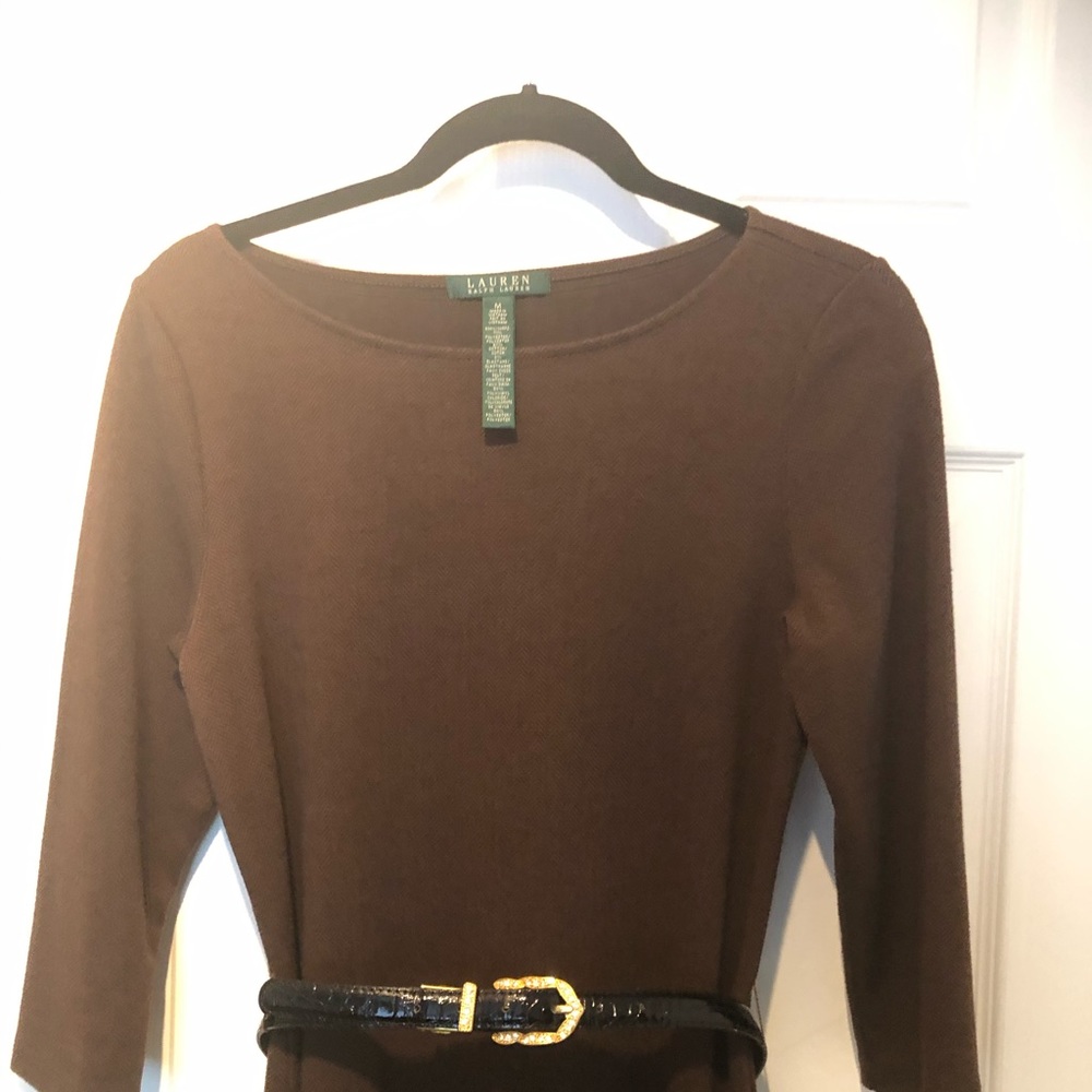 Ralph Lauren Brown Dress Size M